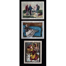 Fransk kunst. Frankrig. Komplet sæt. Postfrisk.